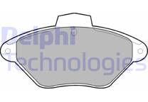 Front brake pad set