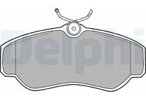 Front brake pad set