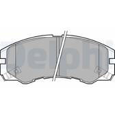 Front brake pad set DELPHI - LP964