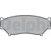 Front brake pad set DELPHI - LP967