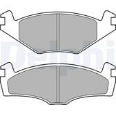 Front brake pad set DELPHI - LP979
