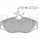 Front brake pad set DELPHI - LP986