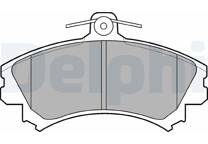 Front brake pad set