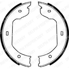 Jeu de mâchoires de frein DELPHI - LS1920