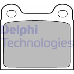 Jeu de quatre plaquettes de frein à disque DELPHI LP1815