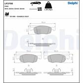Jeu de plaquettes de frein avant DELPHI - LP3700