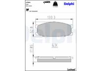 BLUE PRINT Kit de plaquettes de frein, frein à disque pour CITROËN
