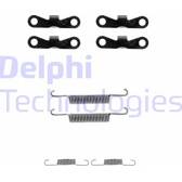 Juego de accesorios, zapatas de freno de estacionamiento DELPHI - LY1201