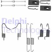Juego de accesorios, zapatas de freno de estacionamiento DELPHI - LY1402