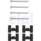 Kit d'accessoires (plaquette de frein) DELPHI - LX0023