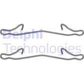 Kit d'accessoires (plaquette de frein) DELPHI - LX0088