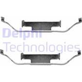 Kit d'accessoires (plaquette de frein) DELPHI - LX0136