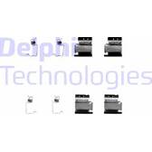 Kit d'accessoires (plaquette de frein) DELPHI - LX0313