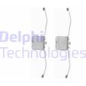 Kit d'accessoires (plaquette de frein) DELPHI - LX0395