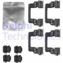 Kit d'accessoires (plaquette de frein) DELPHI - LX0591