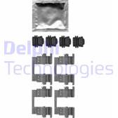Kit d'accessoires (plaquette de frein) DELPHI - LX0666