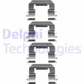 Kit d'accessoires (plaquette de frein) DELPHI - LX0667
