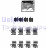 Kit d'accessoires (plaquette de frein) DELPHI - LX0668