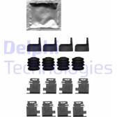Kit d'accessoires (plaquette de frein) DELPHI - LX0687