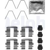 Kit d'accessoires (plaquette de frein) DELPHI - LX0708
