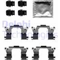 Kit d'accessoires (plaquette de frein) DELPHI - LX0709