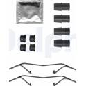 Kit d'accessoires (plaquette de frein) DELPHI - LX0717