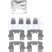 Kit d'accessoires (plaquette de frein) DELPHI - LX0731