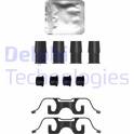 Kit d'accessoires (plaquette de frein) DELPHI - LX0755