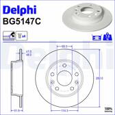 Brake disc set (2) DELPHI - BG5147C