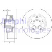 Brake disc (per unit) DELPHI - BG9230RSC