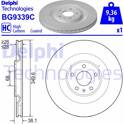 Brake disc (per unit) DELPHI - BG9339C