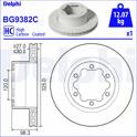 Rear brake disc DELPHI - BG9382C