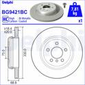 Rear brake disc DELPHI - BG9421BC