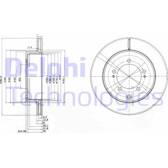 Brake disc (per unit) DELPHI - BG9849