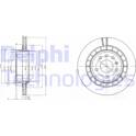 Brake disc set (2) DELPHI - BG4046