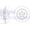 Brake disc set (2) DELPHI - BG4201C