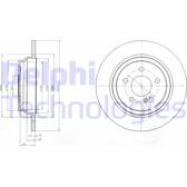 Brake disc set (2) DELPHI - BG4298C