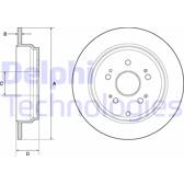 Brake disc set (2) DELPHI - BG4694C