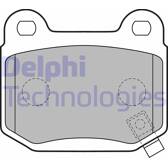 Rear brake pad set DELPHI - LP1839