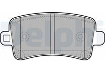 Rear brake pad set