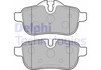 Rear brake pad set