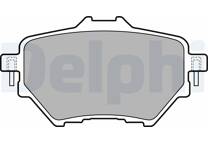 Rear brake pad set