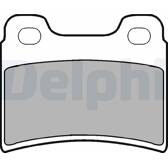 Rear brake pad set DELPHI - LP904