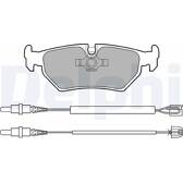 Rear brake pad set DELPHI - LP910
