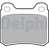 Rear brake pad set DELPHI - LP915