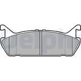 Rear brake pad set DELPHI - LP931