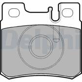 Rear brake pad set DELPHI - LP946
