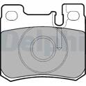 Rear brake pad set DELPHI - LP947