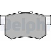 Rear brake pad set DELPHI - LP948