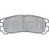 Rear brake pad set DELPHI - LP955